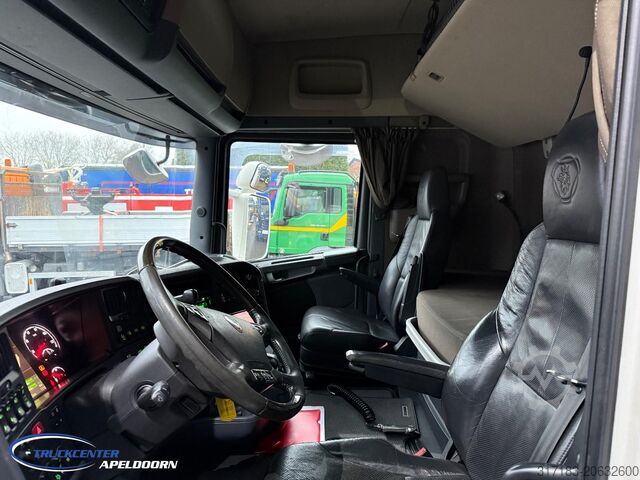 Tanker Scania R580 V8 Retarder, Stuuras, 15000 Liter roestvri...