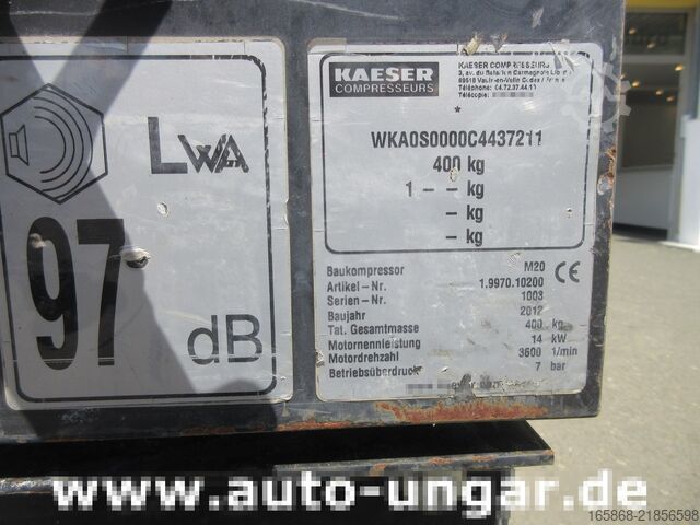 Kompressor Kaeser M20 Sigma MobilAir Kompressor 7bar Kubot