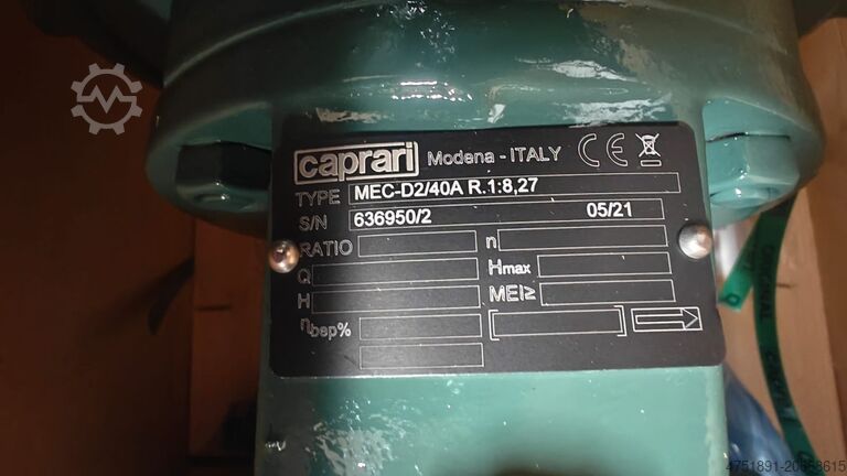Pompa traktor / Pompa PTO CAPRARI Caprari MEC-D2/40A PTO Tractor pump