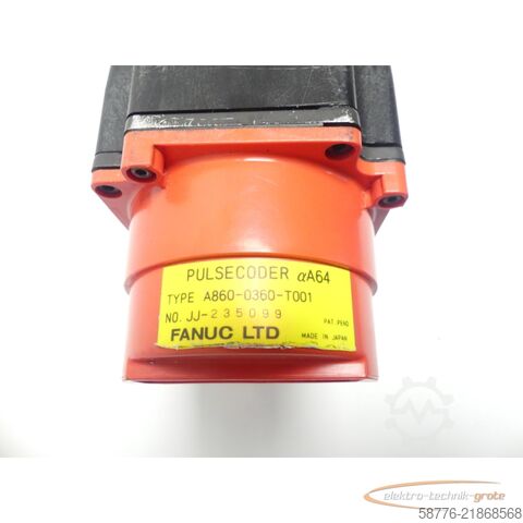 Steuerung Fanuc A06B-0373-B175 AC Servo Motor SN: C981F1602 mit A860-0360-T001 Pulsecoder