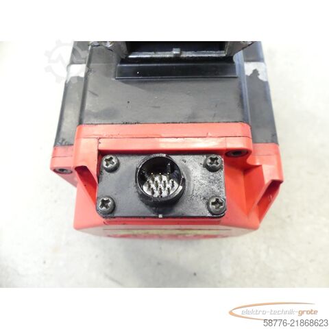  Fanuc A06B-2218-B000 AC Servomotor SN: C211F0096 mit Pulsecoder A860-2050-T321