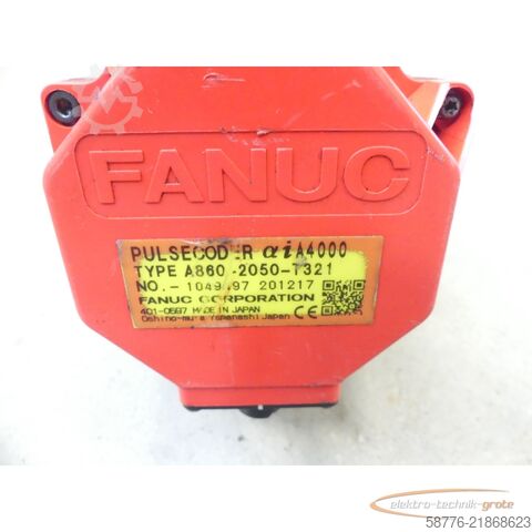  Fanuc A06B-2218-B000 AC Servomotor SN: C211F0096 mit Pulsecoder A860-2050-T321