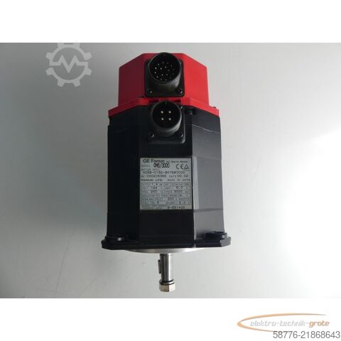 Steuerung Fanuc GE  A06B-0162-B076 # 7000 ?M6/3000 AC Servo Motor Seriennummer: C002C5365