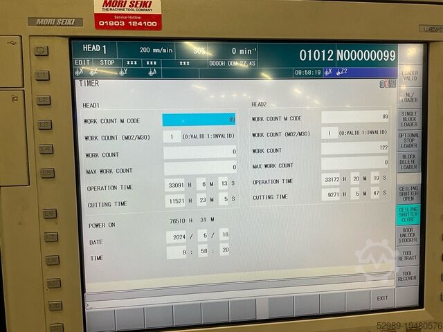 Thron – MPRI SEIKI NT 3200 / 1000SZ MORI SEIKI NT 3200DCG / 1000SZ