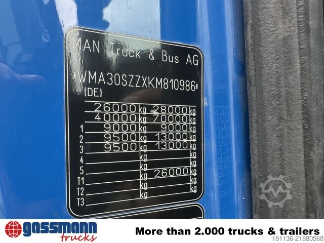 Стандартный седельный тягач MAN TGS 26.500 6X4 BLS, Retarder, Hydraulik