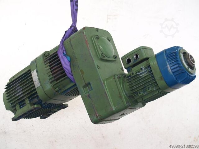 Dvostupanjski elektromotor, Schubanker reduktorski motor, Demag motor, pogon podvozja DEMAG KBA 125 B + KBA 80 A - FG 08B-B3-23-H1-F1