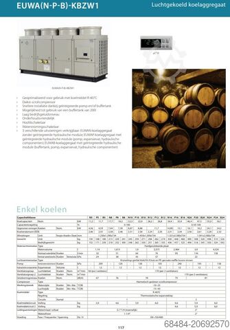 Chiller with integrated hydraulic modul DAIKIN EUWAP 16KBZW1