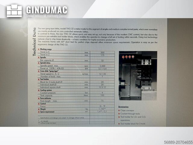 Horizontal Turning Machine ERGOMAT TNG 32
