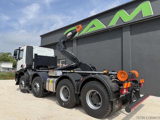 Kamion s kipom s pomičnim kontejnerom Iveco T-Way 410T54 Abroll TAM 40Ton 8x4
