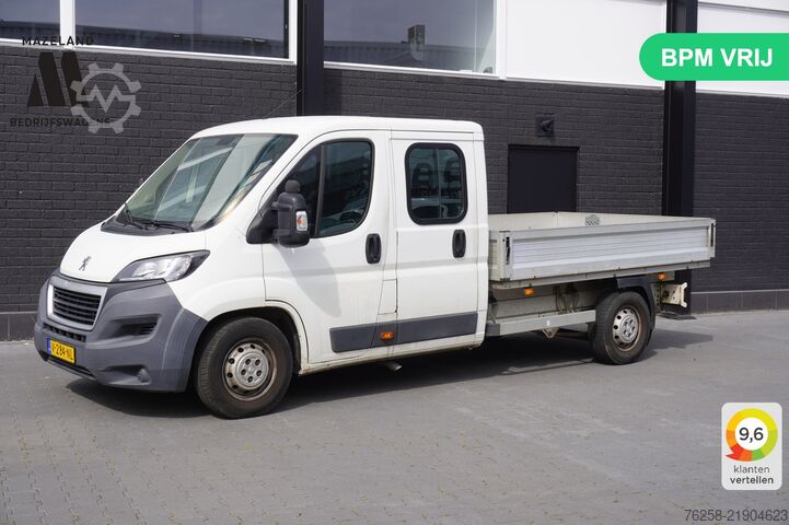 Platform van kabin ganda Peugeot Boxer 2.0 BlueHDI 163PK L3 DC Openlaadbak EURO ...