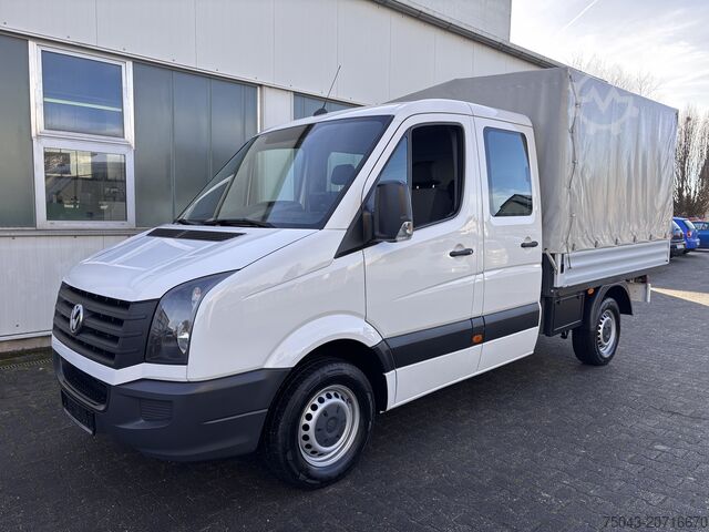 Curtain sider van VW Crafter 35 Doka*Plane*34Tkm*1.Hand*Top