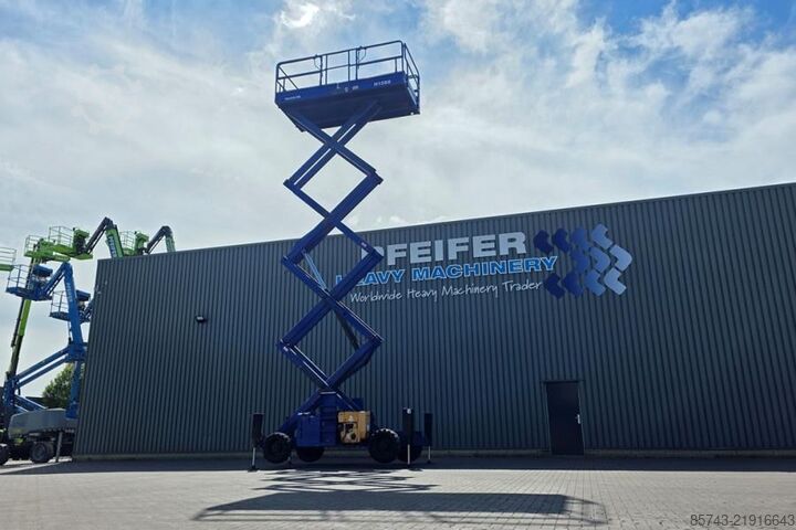 Scissor lift Haulotte H15SDX Diesel, 4x4 Drive, 15 Working Height, 700kg