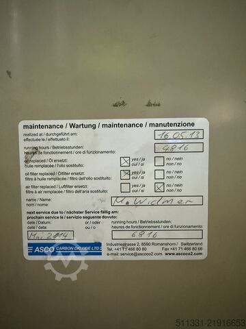 Attrezzatura per sabbiatura a ghiaccio secco DrDryice ASCO pelletizer BP407 (blocks / slices and pellets)