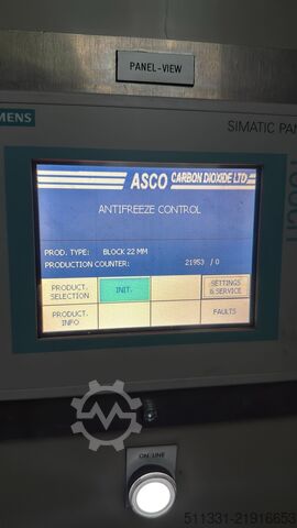 Attrezzatura per sabbiatura a ghiaccio secco DrDryice ASCO pelletizer BP407 (blocks / slices and pellets)