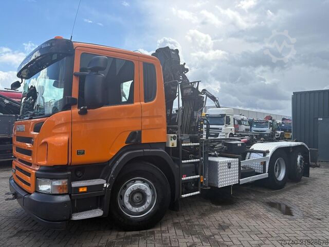 Kraanwagen Scania P360 + HIAB 111BS-2 DUO + 6X2 + HOOKSYTEM + EUR...