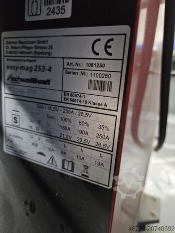 Welding machine Schweißkraft Easy-mag 253-4