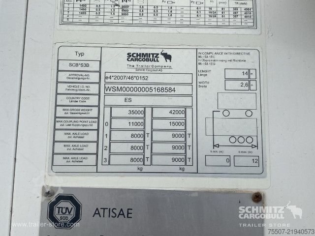 Reefer semitrailer Schmitz Cargobull Semiremolque Frigo Standard
