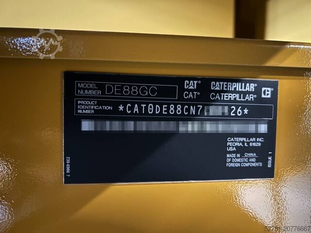 Adalékanyag CAT DE88GC - 88 kVA Stand-by Generator Set - DPX-18207