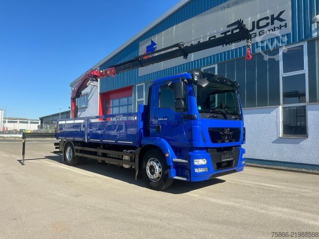 Düz kasa kamyon MAN 18.340 TGM BL HMF 1030 K3 nbedienung