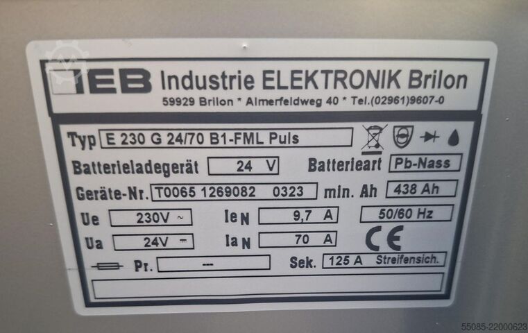 Carregador  Ladegerät NEU Typ E 230 G 24/70 B1-FML Puls