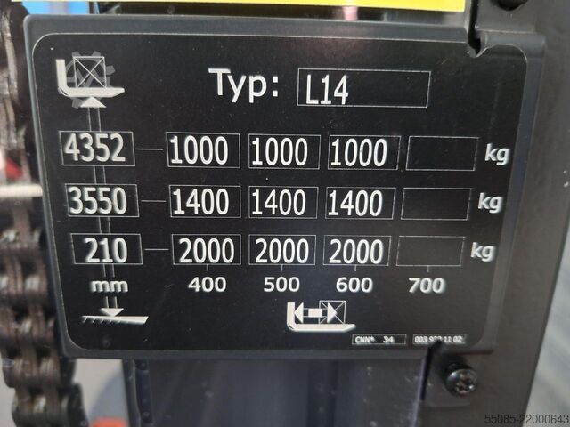 Empilhador manual Linde L14