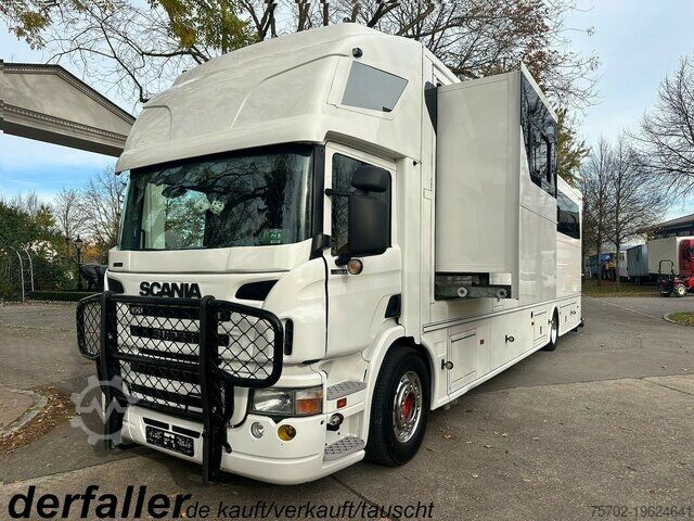Dodávka SCANIA Scania P310 6 Pferde Popout Wohnmobilzulassung