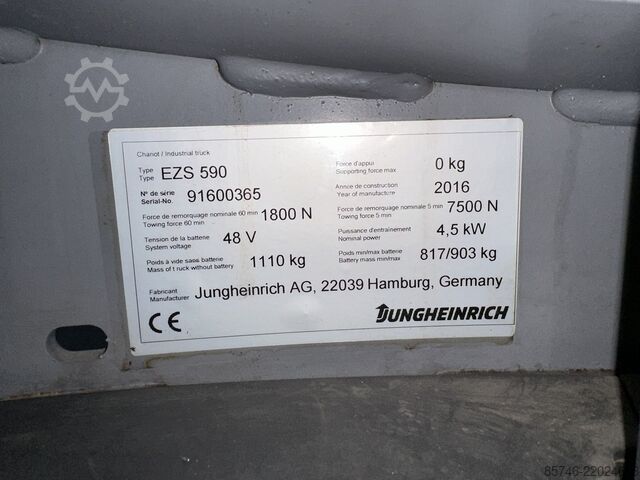 EZS 590 * TRÌNH DIỄN!! Pin MỚI!! JUNGHEINRICH EZS 590 * DEMO !! NEW battery !!