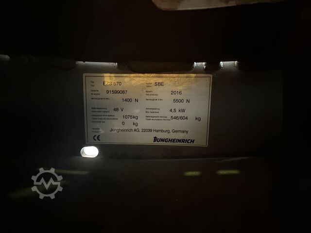 EZS 570 * NYTT batteri!! JUNGHEINRICH EZS 570 * NEW battery !!