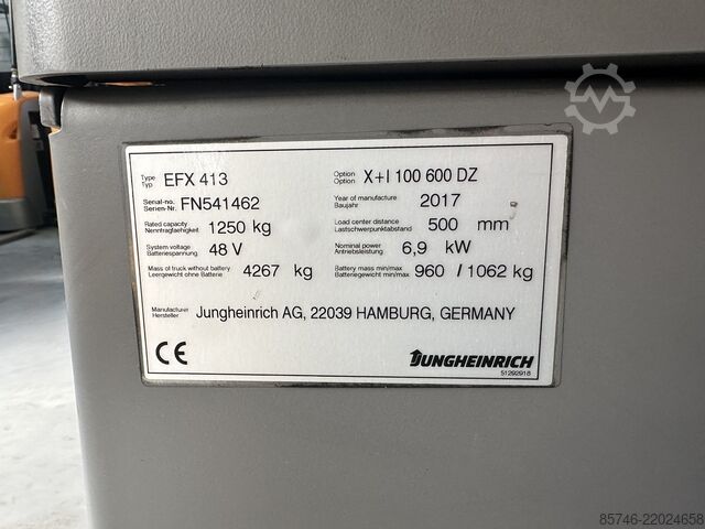 EFX 413 X + i = Guidage par fil !! Triplex FFL !! JUNGHEINRICH EFX 413 X + i = Wire Guidance !! Triplex FFL !!