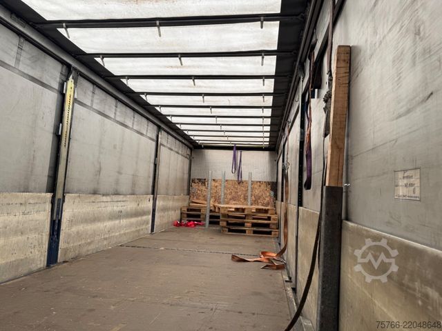 Camión plataforma con toldo MERCEDES-BENZ ANTOS 2536 L /LENKACHSE / EDSCHA / RADSTAND 5,5m
