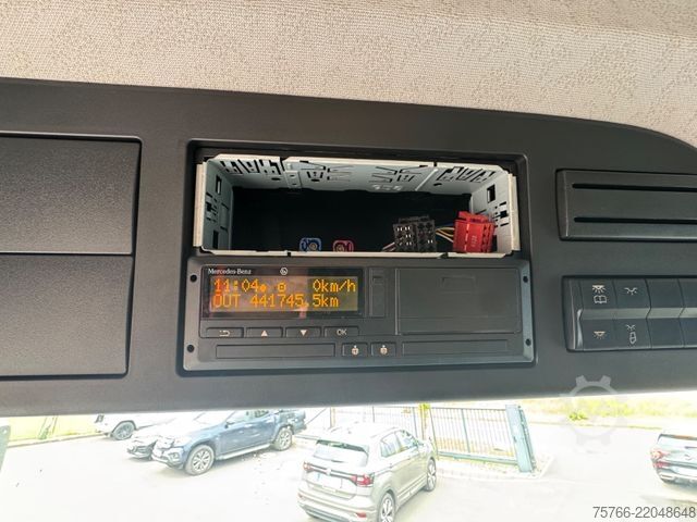 Camión plataforma con toldo MERCEDES-BENZ ANTOS 2536 L /LENKACHSE / EDSCHA / RADSTAND 5,5m