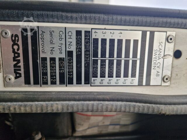 Prevoznik avtomobilov Scania R143-500 V8 8x2