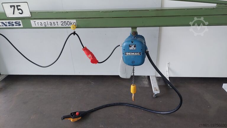 Braço da grua DEMAG-BANSS 250 kg x 6 m