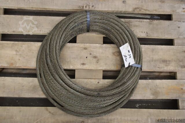 Cabo de guindaste Ø 14 mm 46 m Stahl Drallarm