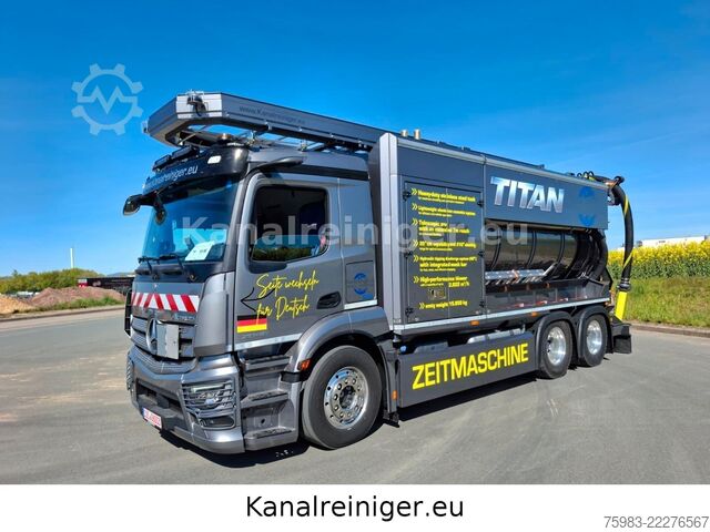 Camión cisterna de vacío MERCEDES-BENZ Actros 2546 L 6x2 BL Krüger Sauger SSP12-2 GAK
