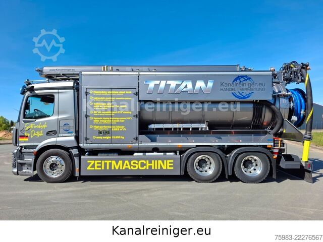 Camión cisterna de vacío MERCEDES-BENZ Actros 2546 L 6x2 BL Krüger Sauger SSP12-2 GAK