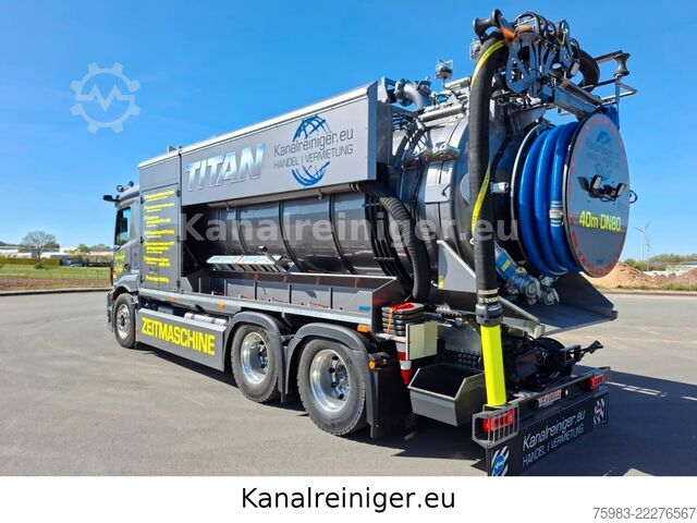 Camión cisterna de vacío MERCEDES-BENZ Actros 2546 L 6x2 BL Krüger Sauger SSP12-2 GAK