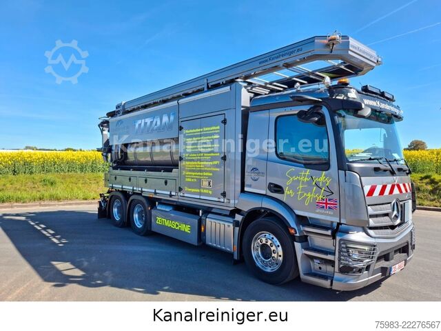 Camión cisterna de vacío MERCEDES-BENZ Actros 2546 L 6x2 BL Krüger Sauger SSP12-2 GAK