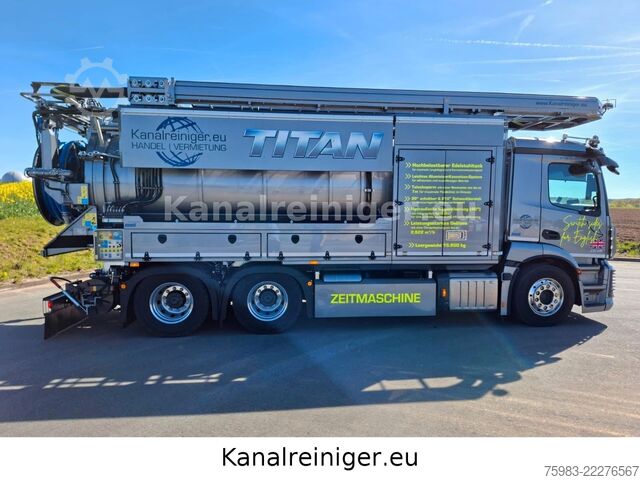 Camión cisterna de vacío MERCEDES-BENZ Actros 2546 L 6x2 BL Krüger Sauger SSP12-2 GAK