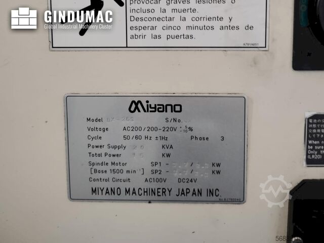 Máquina de torneamento de tipo suíço Miyano BX-26S
