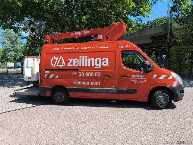 منصة عمل جوية محمولة على شاحنة Renault Master France Elevateur 142TPFi