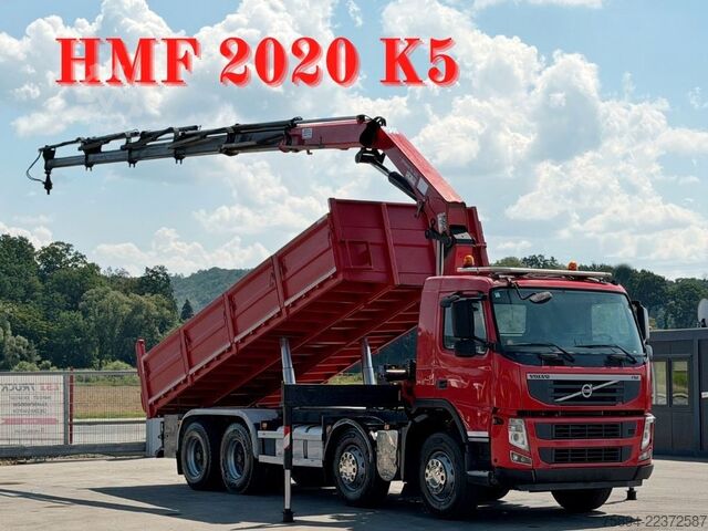 Γερανός τοποθετημένος σε φορτηγό VOLVO FM 420 Kipper 6,40m *HMF 2020 K5/FUNK *8x4