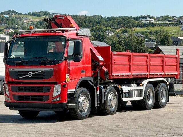 Γερανός τοποθετημένος σε φορτηγό VOLVO FM 420 Kipper 6,40m *HMF 2020 K5/FUNK *8x4