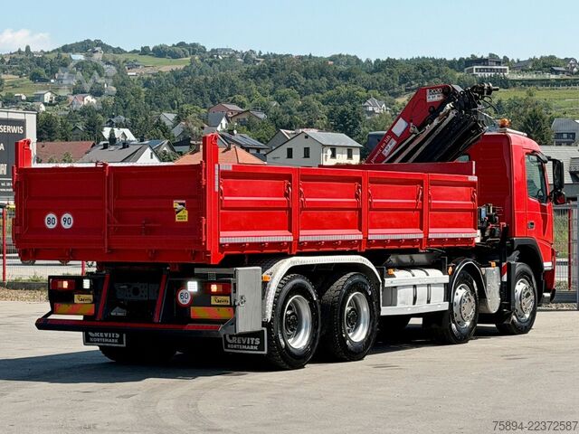 Γερανός τοποθετημένος σε φορτηγό VOLVO FM 420 Kipper 6,40m *HMF 2020 K5/FUNK *8x4