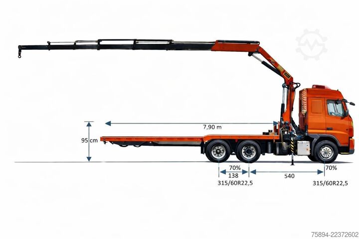 拖车 VOLVO FM 410 * PK 26002 - EH D / FUNK* TOPZUSTAND