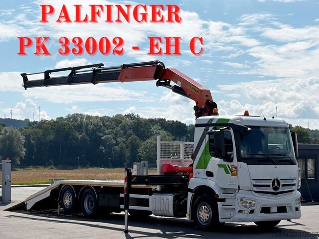 מנוף מותקן על משאית MERCEDES-BENZ ANTOS 2543 * PK 33002 - EH C + FUNK / TOPZUSTAND