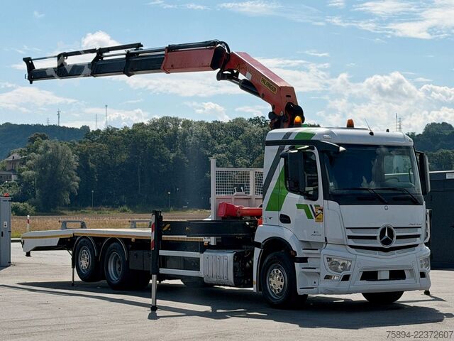 מנוף מותקן על משאית MERCEDES-BENZ ANTOS 2543 * PK 33002 - EH C + FUNK / TOPZUSTAND
