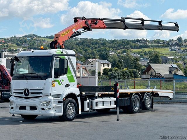מנוף מותקן על משאית MERCEDES-BENZ ANTOS 2543 * PK 33002 - EH C + FUNK / TOPZUSTAND