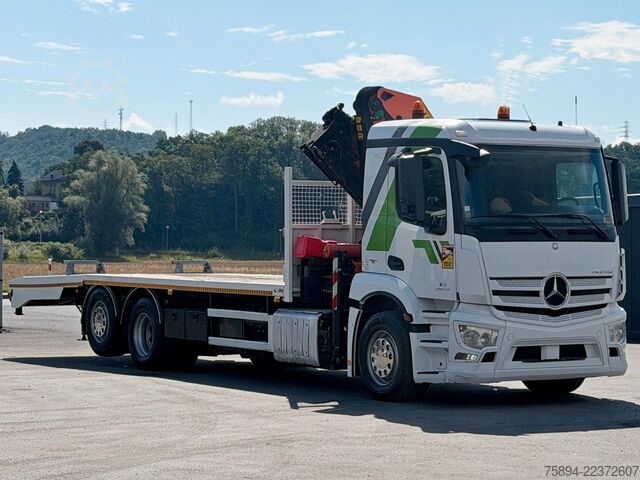 מנוף מותקן על משאית MERCEDES-BENZ ANTOS 2543 * PK 33002 - EH C + FUNK / TOPZUSTAND