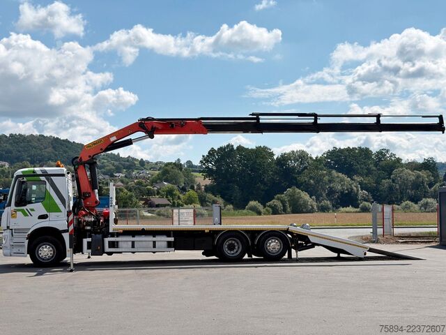 מנוף מותקן על משאית MERCEDES-BENZ ANTOS 2543 * PK 33002 - EH C + FUNK / TOPZUSTAND